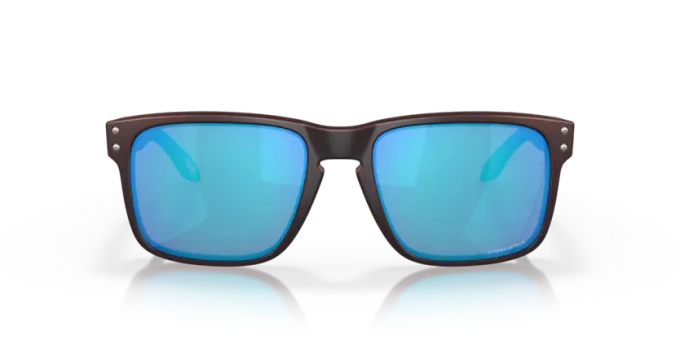 OAKLEY Holbrook Prizm Sapphire Lenses/Matte Black-Red Colorshift Frame - 2023