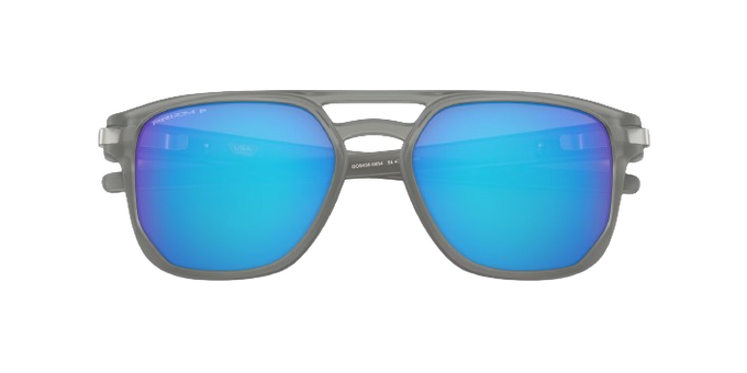 Ochelari de vedere Oakley Latch Beta Prizm Sapphire Polarized Lenses / Matte Grey Ink Frame