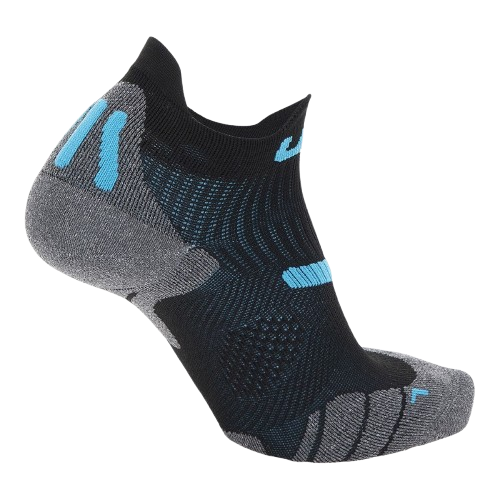 Șosete de exterior UYN Man Run 2in Socks Black/Turquise