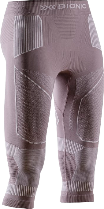 Lenjerie termică X-bionic Energy Accumulator Light Pants 3/4 WMN Dusty Lavender/Arctic White - 2024/25