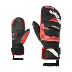 Mănuși Ziener Lopaki-z As® Pr Mitten Glove Junior Unisex Black Red - 2025/26