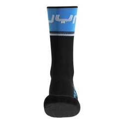 Sosete de Ciclism UYN Man Cycling One Light Black/Cobalt Blue