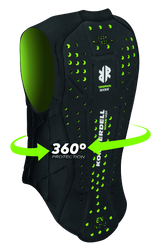 Vestă balistică Komperdell Ballistic Vest Junior Black/Green - 2024/25