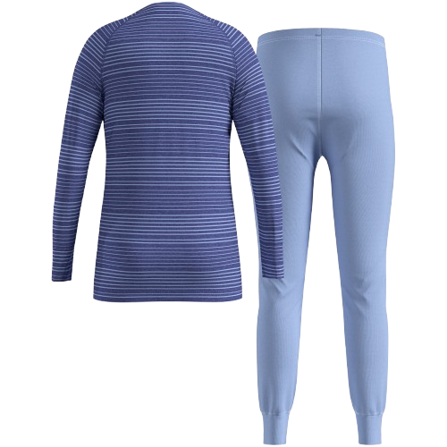 Lenjerie de corp termică Odlo Active Warm Kids Set Long Blue - 2025/26