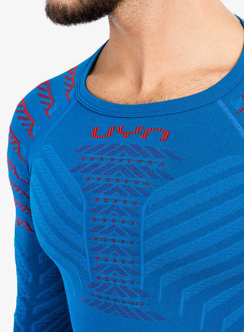 Cămașă UYN Man Resilyon Uw Shirt Lg Sl.turtle Neck Blue/Red - 2024/25