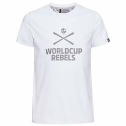 Tricou HEAD Race Junior Alb - 2020/21