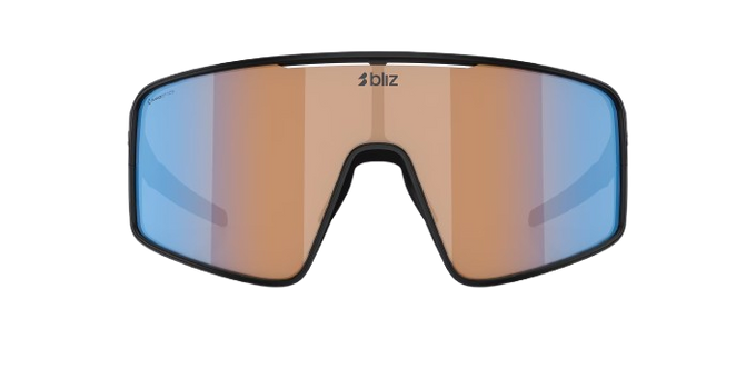Ochelari de vedere BLIZ P001 Matte Black Frame / Coral/Orange Mirror Blue Lenses