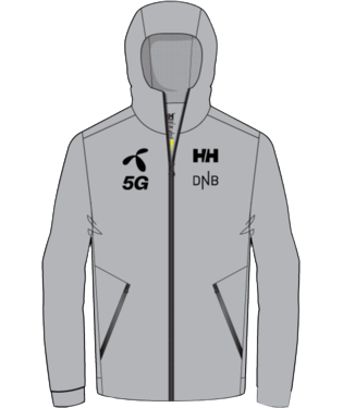 Hanorac cu gluga Helly Hansen HP Grey FZ Jacket - 2023/24