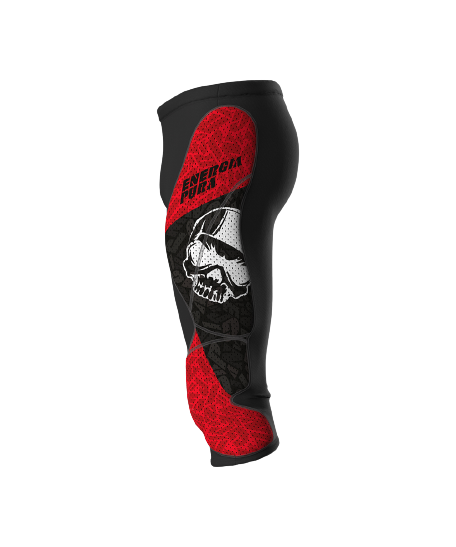 Pantaloni scurți Energiapura Panta Racing 3/4 Red/Black - 2024/25