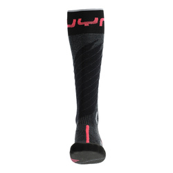Șosete de schi UYN Woman Ski One Merino Anthracite/Pink - 2025/26