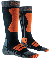 Șosete X-Socks Ski Junior 4.0 Anthracite Melnage/X-Orange - 2023/24