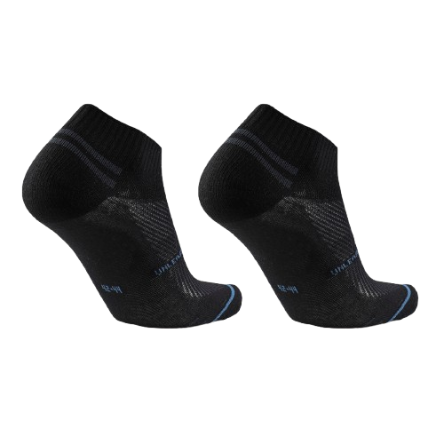 Șosete de exterior UYN Unisex All Round Low Cut 2Pack Black/Black