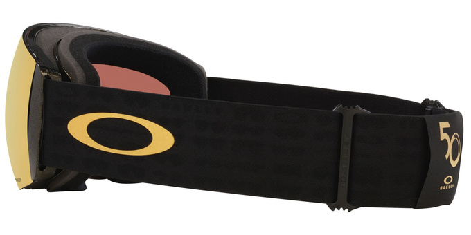 Ochelari de schi Oakley Flight Deck Pro L Mettalic Black Gold/Prizm 24K + Additional lens Prizm Snow Iced Iridium - 2025/26