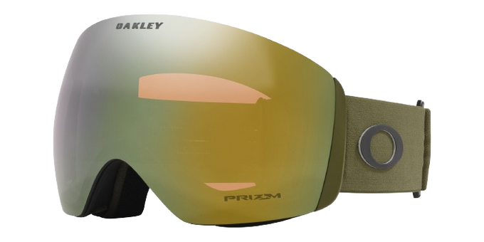 Ochelari de schi Oakley Flight Deck L Matte Dark Brush/Prizm Sage Gold Iridium - 2025/26