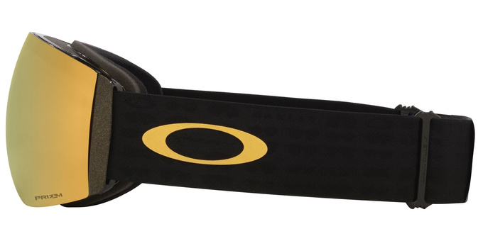 Ochelari de schi Oakley Flight Deck Pro L Mettalic Black Gold/Prizm 24K + Additional lens Prizm Snow Iced Iridium - 2025/26