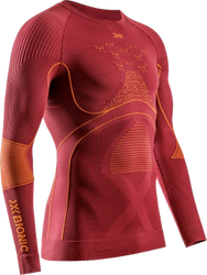 Cămașă termică X-bionic Energy Accumulator 4.0 Shirt LG SL Men Dune Red/Orange - 2024/25