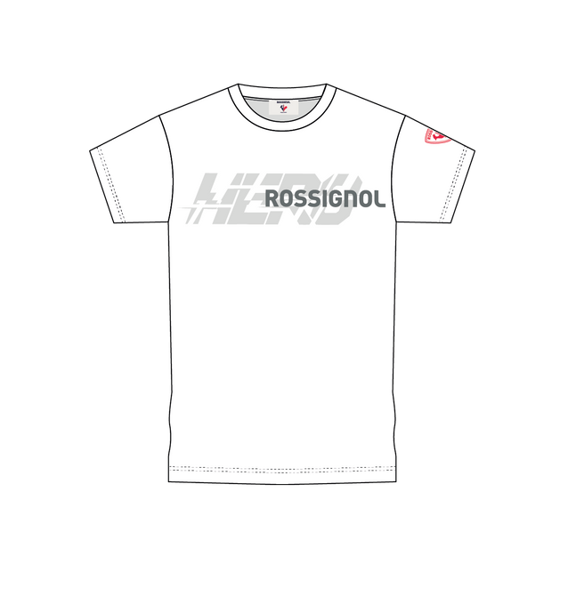 Tricou Rossignol New Hero Graphic Tee White - 2024/25