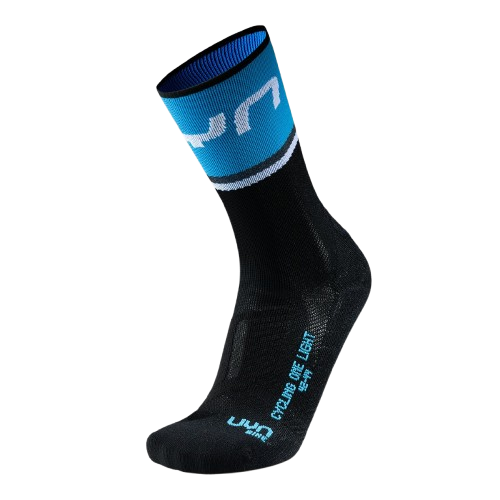 Șosete de exterior UYN Man Cycling One Light Socks  Black/Cobal Blue