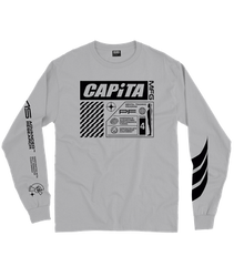 Tricou cu Mâneci Lungi Capita Mental Long Sleeve Tee Light Grey - 2024/25