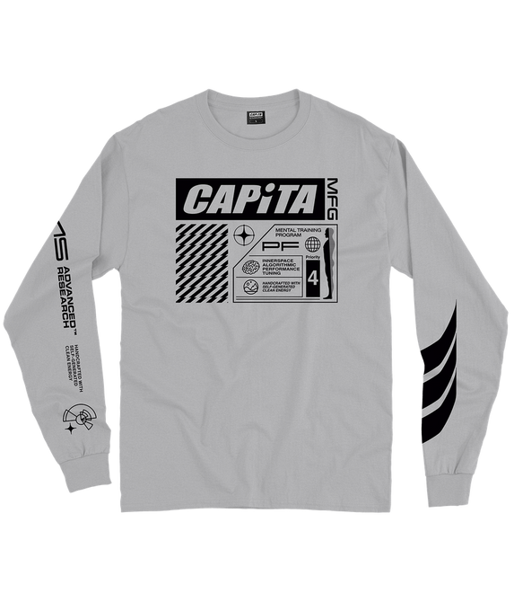 Tricou cu Mâneci Lungi Capita Mental Long Sleeve Tee Light Grey - 2024/25
