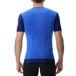 Tricou de alergare UYN Man Running PB42 OW Shirt SH_SL Strong Blue/Peacot