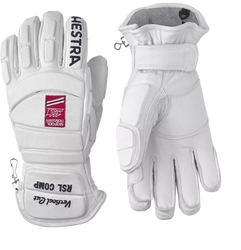 Mănuși Hestra RSL Comp Vertical Cut d3O Impact White/Medium Blue - 2025/26