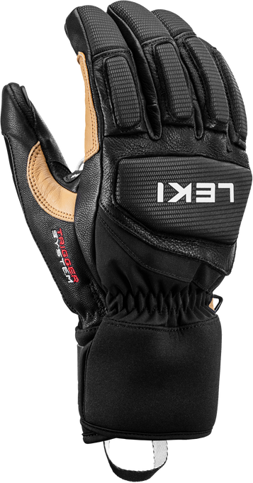Mănuși LEKI Griffin Pro 3D Black/Tan - 2025/26