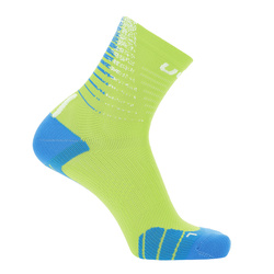 șosete de alergare UYN Man Run Fit Socks Lime/Blue