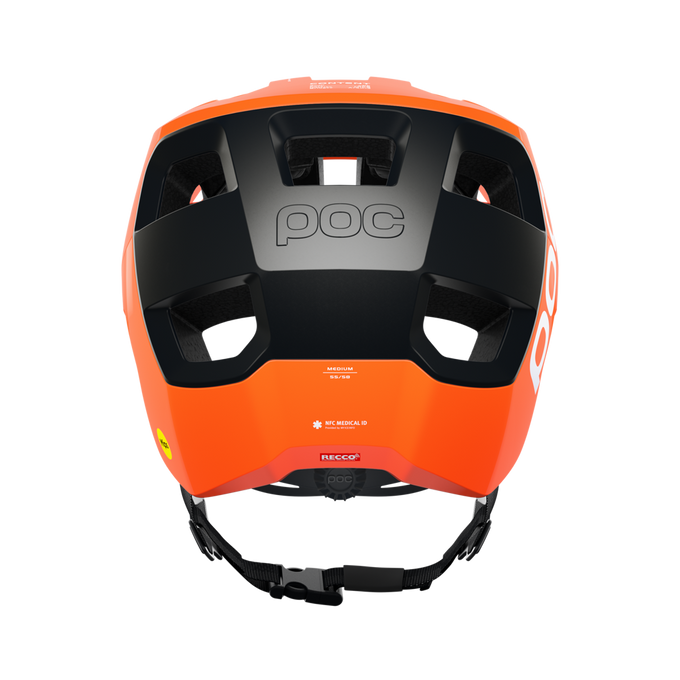 Cască de bicicletă POC Kortal Race MIPS Portocaliu Fluorescent Orange AVIP/Negru Uraniu Matt - 2024