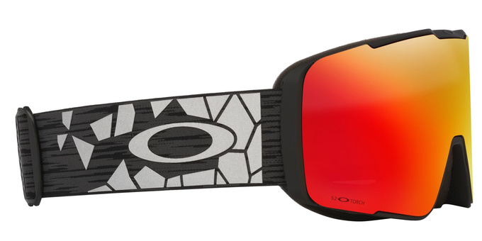 Ochelari de schi Oakley Line Miner Pro L Black Reinforce/Prizm Snow Torch Iridium + Additional lens Prizm Snow Iced Iridium - 2025/26