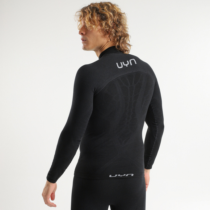 Lenjerie termică UYN Man Elevatyon Biomorph UW Shirt Long SL Turtle New Neck Black - 2025/26