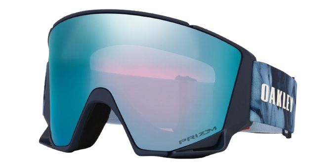 Ochelari de schi Oakley Flow Scape L Aleksander Kilde Signature/Prizm Snow Sapphire Iridium + Additional lens Prizm Snow Iced Iridium - 2025/26