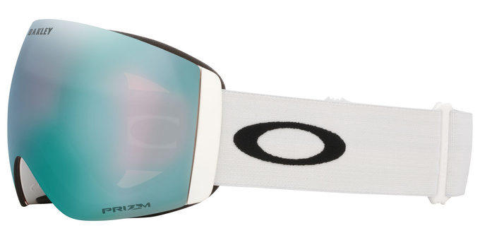Ochelari de schi Oakley Flight Deck Pro L Matte White/Prizm Snow Sapphire Iridium + Additional lens Prizm Snow Iced Iridium - 2025/26