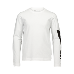 Tricou POC L/S Tee Jr Blixten White - 2025/26