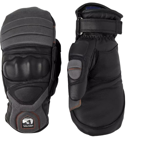 Mănuși Hestra Impact Racing Sr. Mitt Black/Flame Red - 2025/26