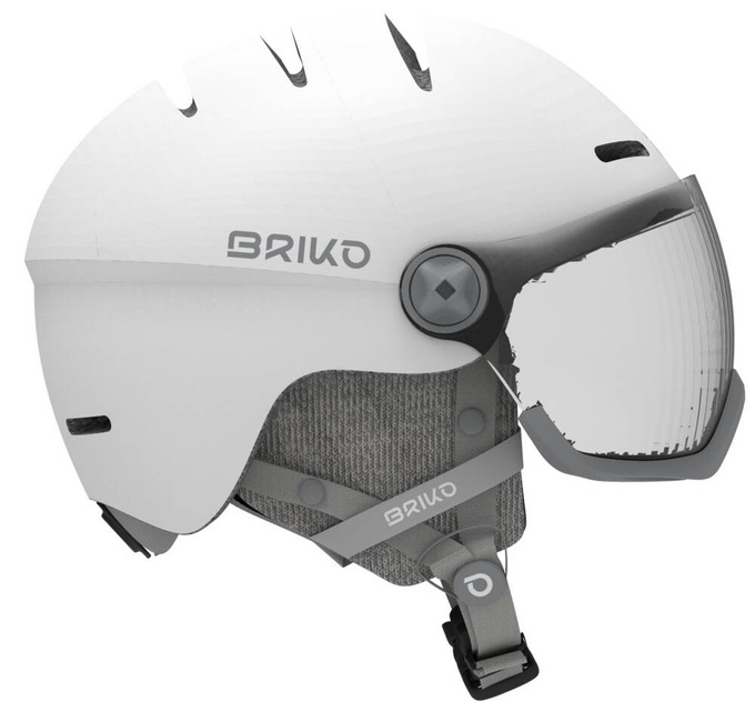 Cască Briko Blenda Photo Matt/White - 2023/24