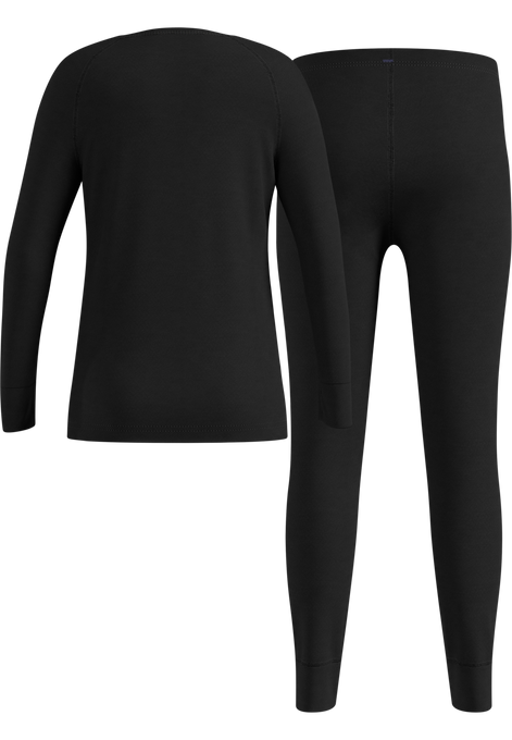 Lenjerie de corp termică Odlo Merino 200 Set long Junior Black - 2025/26