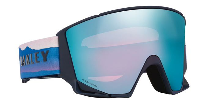 Ochelari de schi Oakley Flow Scape L Mikaela Shiffrin Signature/Prizm Snow Sapphire Iridium + Additional lens Prizm Snow Iced Iridium - 2025/26