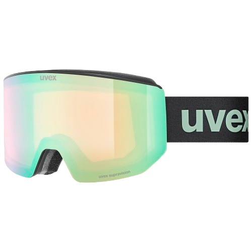 Uvex lace ATTRACT FM Black Matt/Mirror Opal + spare lens - 2025/26