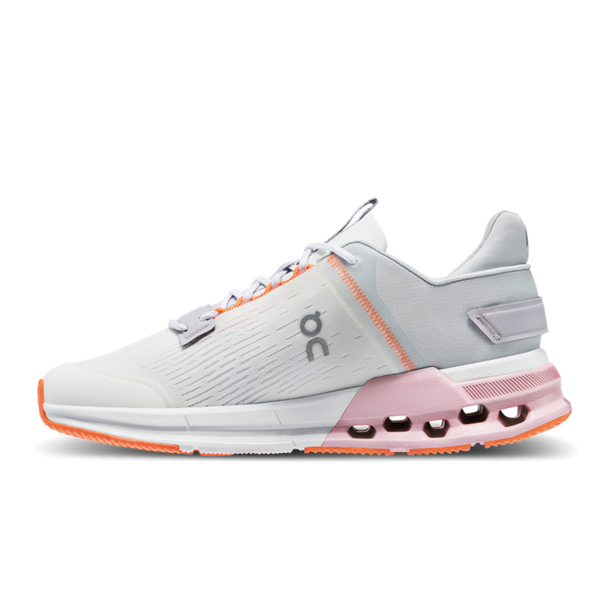 Pantofi pentru femei On Running Cloudnova Flux Undyed White/Zephyr