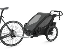 Remorca de biciclete Thule Chariot Sport 2-seat Multisport Bike Trailer Midnight Black - 2024