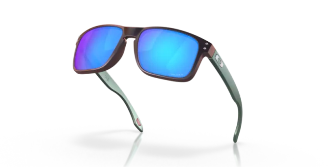 OAKLEY Holbrook Prizm Sapphire Lenses/Matte Black-Red Colorshift Frame - 2023