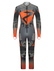 Costum de schi Ziener RCE Racesuit Black Foggy Print Orange Pop - 2024/25