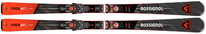 Schiuri Rossignol Forza 60' TI Konect + Spx 12 Konect GW B80 Black Hot Red - 2025/26