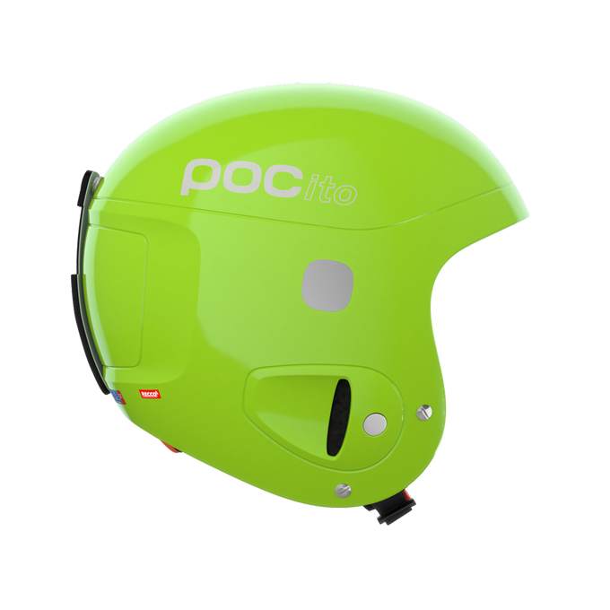 Cască POC Pocito Skull Fluorescent Yellow/Green - 2025/26