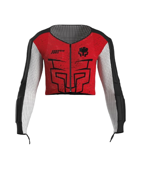 Cămașă cu Protecție Energiapura Maglia Racing/Warrior Black-Red - 2025/26