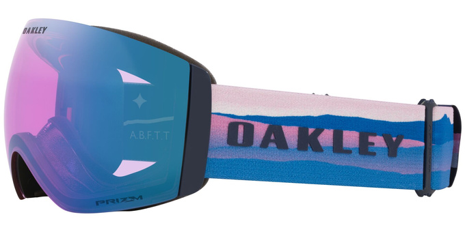 Ochelari de schi Oakley Flight Deck Pro L Mikaela Shiffrin Sig/Prizm Snow Iced Iridium + Additional lens Prizm Snow Sapphire Iridium - 2025/26