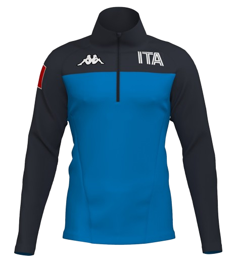 Jachetă Polar Kappa 6CENTO 687BK ITA Blue Brilliant/Blu - 2024/25