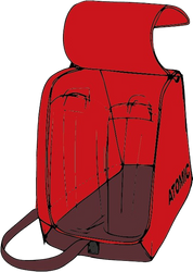Geantă pentru bocanci de schi Atomic Boot Bag Red – 2025/26