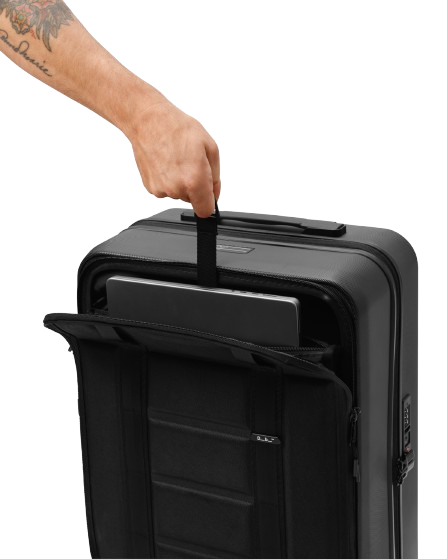 Geantă de călătorie Db Ramverk Front Access Carry-on Fogbow Beige - 2024/25